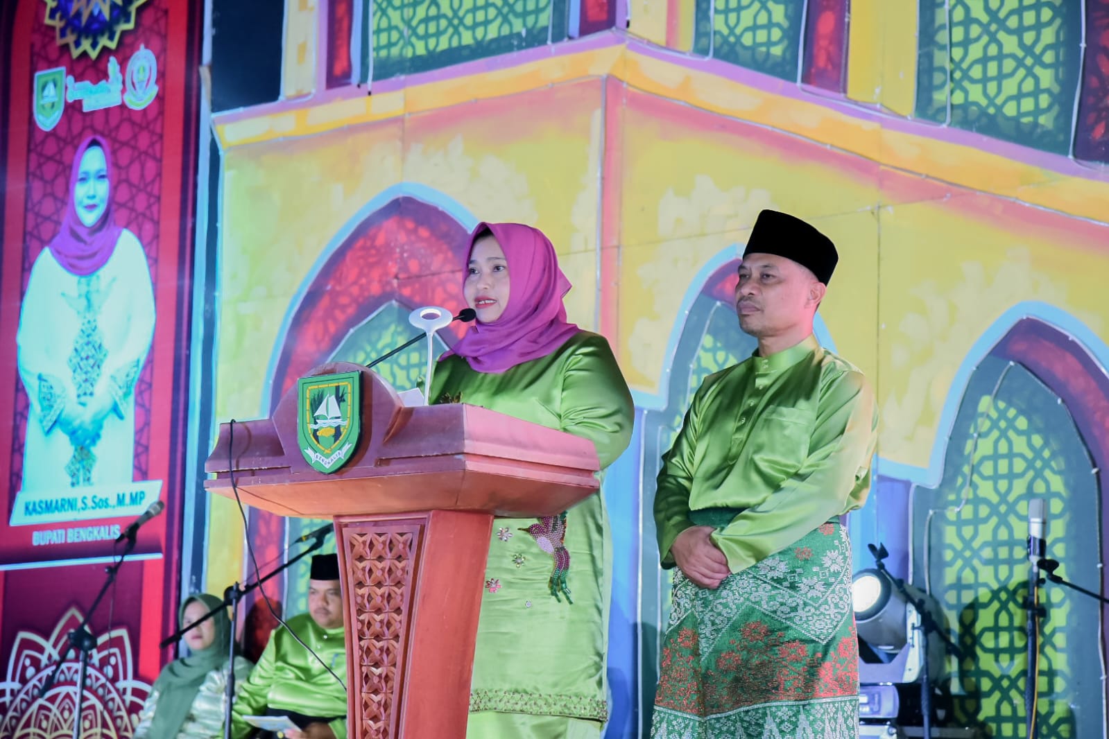 Buka MTQ ke-7 Bandar Laksamana, Bupati Kasmarni Imbau Masyarakat Tingkatkan Amalan Qur