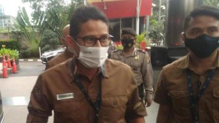 Menparekraf Sandiaga Uno Mendadak Tiba Di KPK