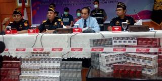 Bea Cukai Riau Klaim Tindak 422 Kasus Rokok Ilegal Tahun 2020