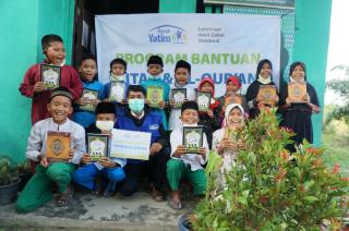 Rumah Yatim Riau Salurkan Bantuan di MDTA Hubbul Khairiyah