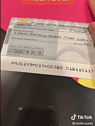 Viral Buka Angpao Isi Cek Rp168 Miliar, Dikira Dapat Warisan