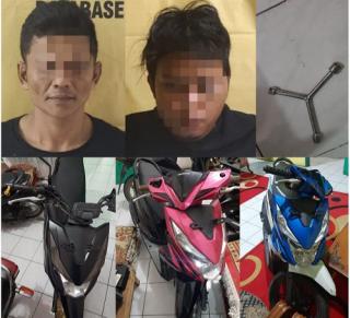 Melawan Petugas, Polisi Hadiahi Timah Panas 2 Curanmor Asal Kampar