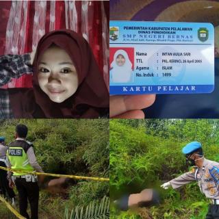 Polres Pelalawan Gelar Rekonstruksi Pembunuhan Intan Aulia Sari