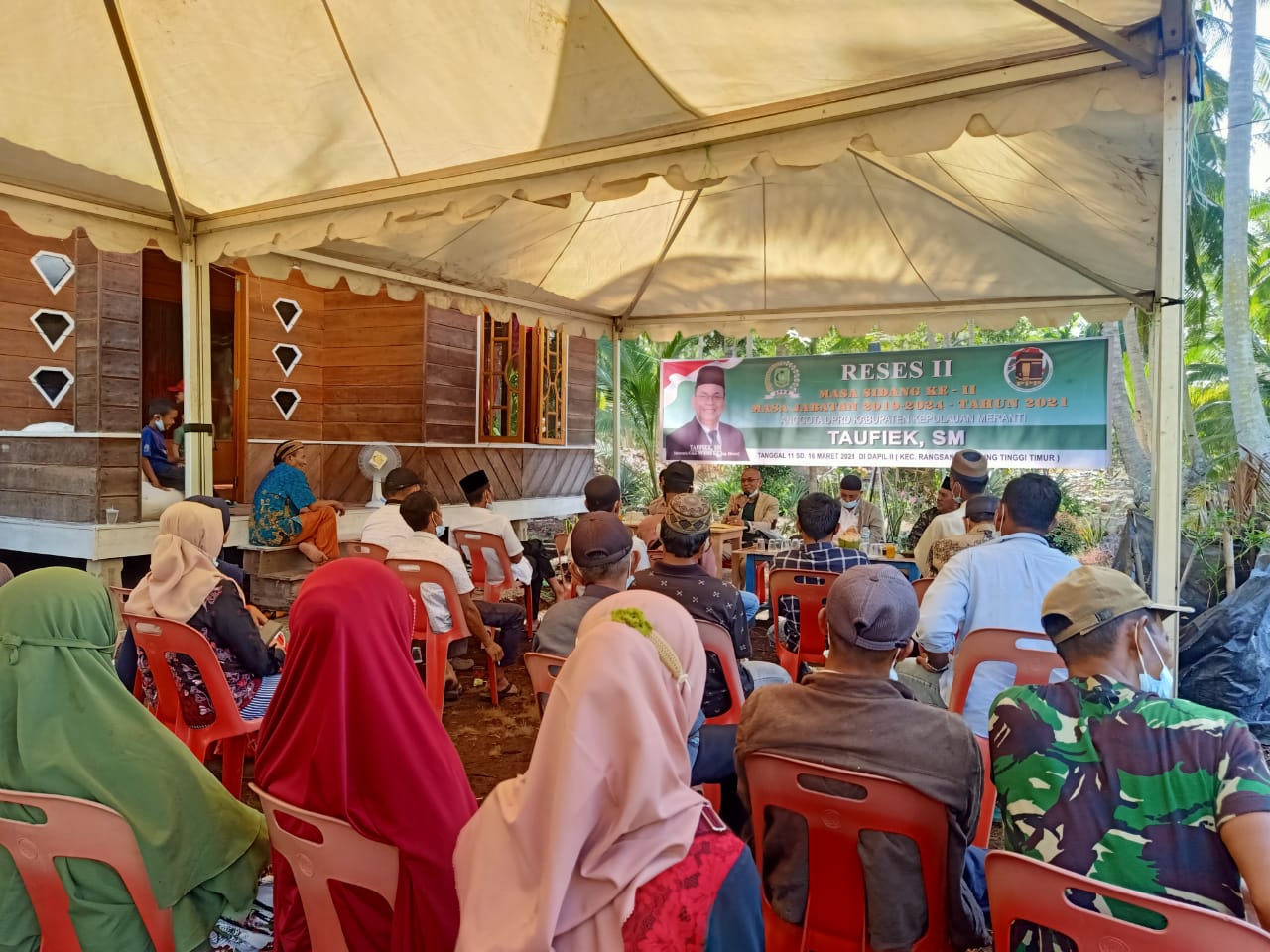 Reses Taufiek, Infrastruktur Jadi Keluhan Warga Tanjung Gemuk Meranti