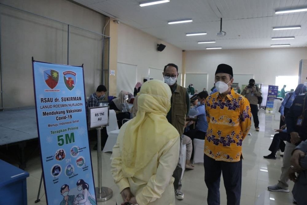 Gubri Dapat Apresiasi Pelaksanaan Vaksinasi Covid-19 di Bandara Sultan Syarif Kasim II Pekanbaru