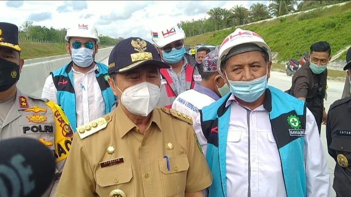 Gubri Pastikan Penlok di Tol Pekanbaru-Rengat Segera Rampung