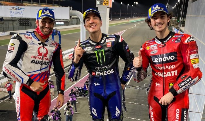 Hasil Race MotoGP Qatar 2021: Vinales Menangi Seri Perdana, Valentino Rossi Ke-12