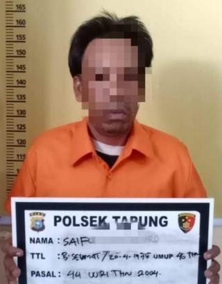 Suami di Riau, Tampar Tendang & Injak Istrinya Hingga Sesak Nafas