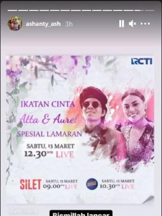 Acara Lamaran Atta Halilintar dan Aurel Disiarkan Live di TV