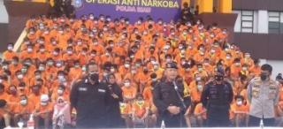 Dua Pekan Polda Riau Operasi Antik, Ribuan Narkoba Diamankan Dari 463 Tersangka 