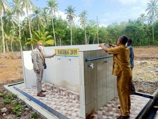 Lewat Pokir, Anggota DPRD Meranti Ini Bantu Pembangunan Musala SMP N 3 Rangsang