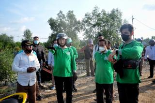 Bupati Meranti Tinjau Persoalan Infrastruktur di Rangsang Barat