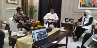 Temui Menaker, Bupati Minta Program Pengangguran di Meranti Jadi Prioritas