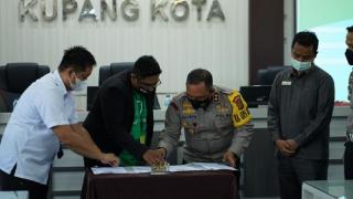 Polresta Kupang Gandeng Ojol untuk Layanan Antar Dokumen SIM dan SKCK