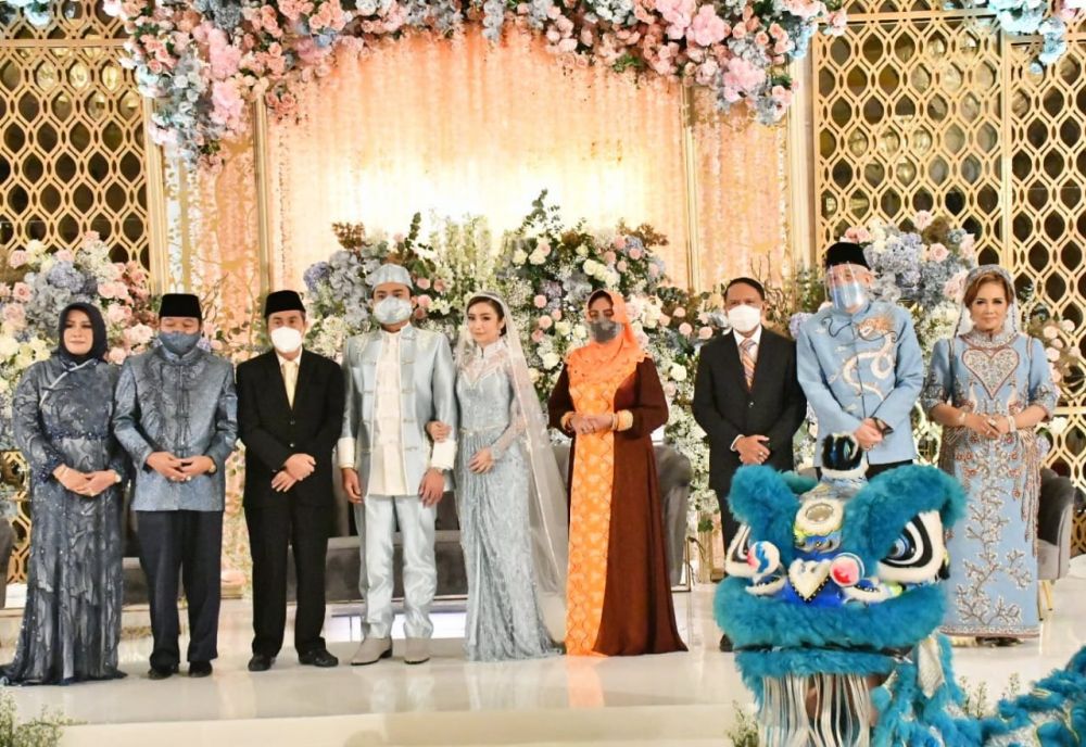 Presiden Jadi Saksi, Gubri Beri Sambutan Pernikahan Tania Laena Putri