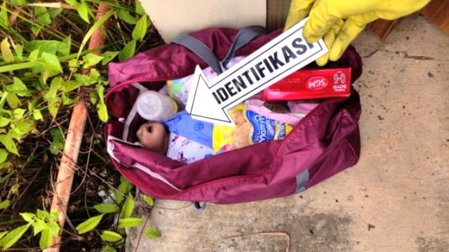 Warga Bungo Heboh Temukan Mayat Bayi dalam Tas di Ruko Kosong
