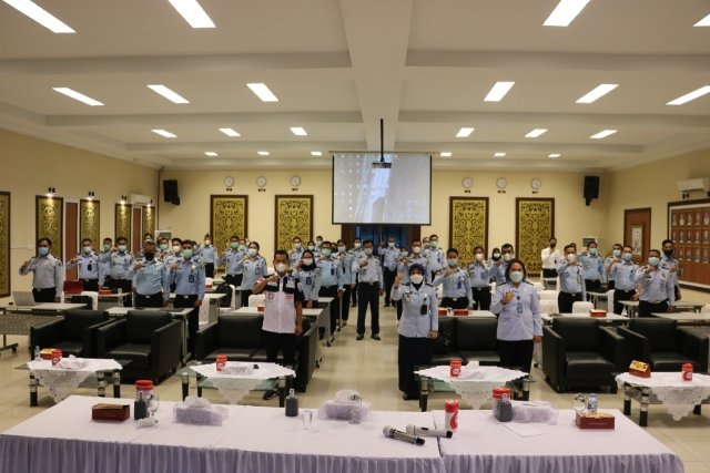 Kanwil Kemenkum Ham Riau Sosialisasi Pembentukan Satker WBK dan WBBM