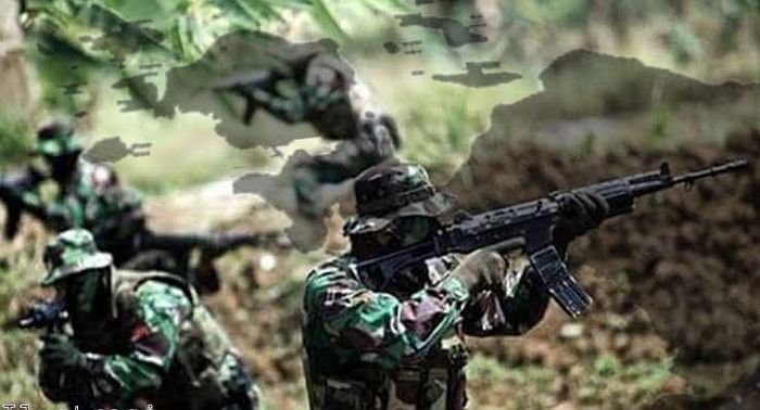 TNI-Polri Buru KKB Usai Tembak Guru & Bakar Sekolah di Puncak Jaya Papua