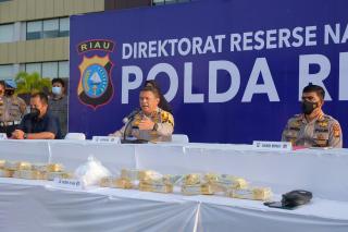 Kapolda Riau Ungkap Kasus 18 Kg Sabu Dikendalikan Napi Dari Lapas Batam