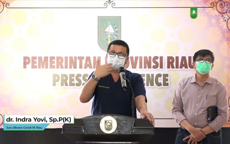 Riau Tambah 585 Kasus Positif Covid-19, Indra Yovie: Kalau Mau Bereskan Masalah di Riau Bereskan Dulu Pekanbaru