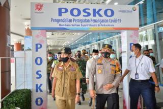 Jelang Lebaran, Gubri Bersama Forkopimda Riau Tinjau Pusat Keramaian di Pekanbaru