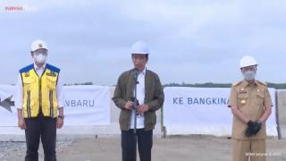 Pidato Sambutan Tinjau Tol Trans Sumatera, Jokowi Keselip Lidah Sebut Padang Sebagai Provinsi