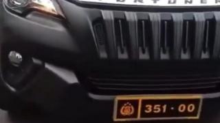 Pengemudi Fortuner Curi Pelat Dinas Polri Demi Dapat Prioritas di Jalan