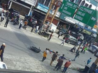 Mantap..!!! Jambret di Pekanbaru Ditabrak Hingga Meninggal Ditempat