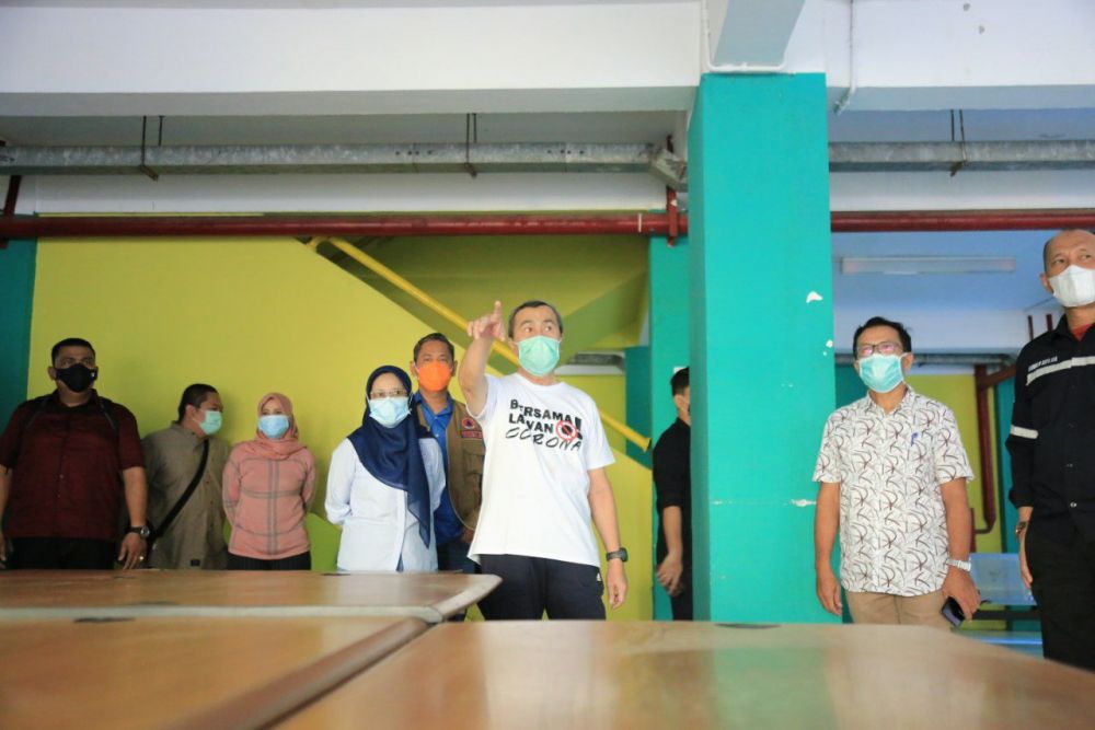 Antisipasi Lonjakan Covid-19, Gubri Tambah Ruang Isolasi Mandiri di Asrama Haji