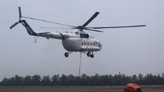 BPBD Riau Siagakan 6 Helikopter Bantuan BNPB untuk Cegah Karhutla