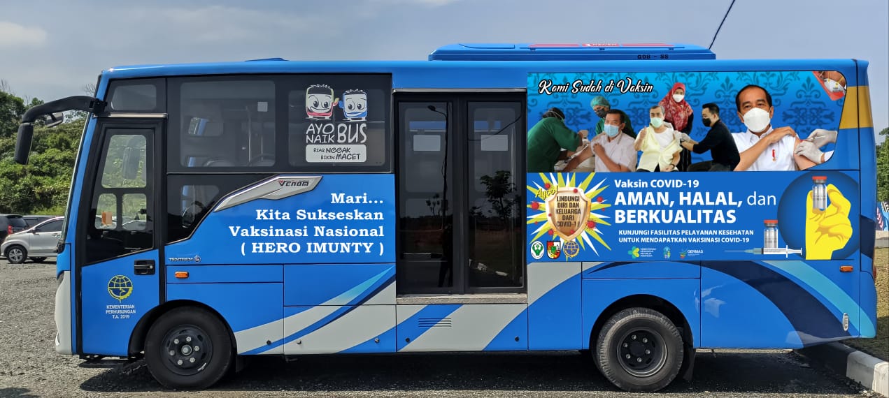 10 Unit Bus Vaksinasi Keliling Kota Pekanbaru Dijadwalkan Kembali Beroperasi 26 Juni
