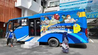 Bus Vaksinasi COVID-19 Pemko Pekanbaru Beroperasi hingga Akhir Tahun Ini