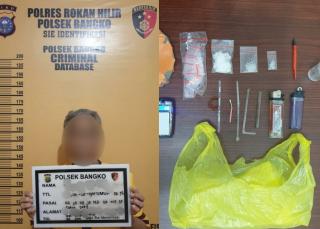 Nyimpan Sabu Dalam Dompet, Nenek di Rohil Kena Garuk Polsek Bangko