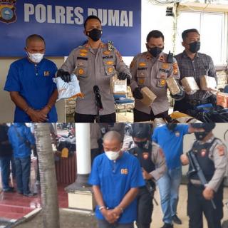Tersangka Kurir 17 Kg Sabu di Wilayah Dumai Ini dijanjikan Rp 180 Juta
