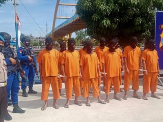 7 Orang Terduga Ilegal Loging di Meranti Disikat Ditpolair Polda Riau