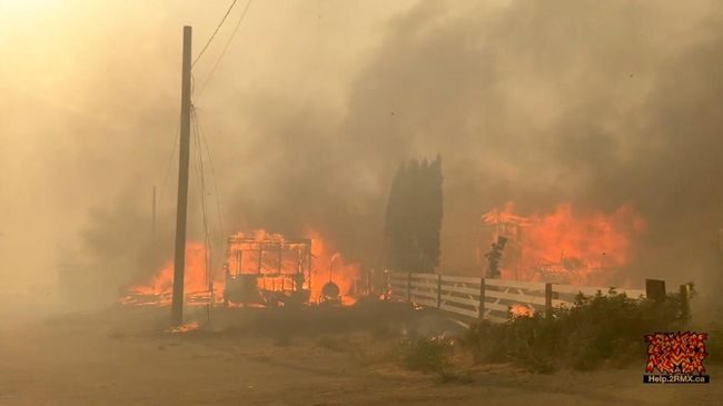 Gelombang Panas Hanguskan Kota di Kanada, Ribuan Orang Dievakuasi