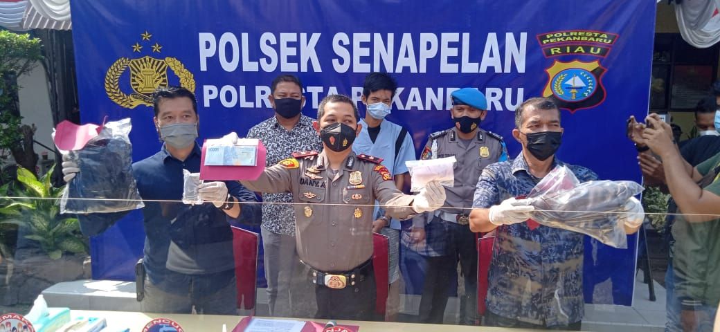 Polsek Senapelan Amankan Paket Narkoba Ukuran Kecil di Kampung Dalam