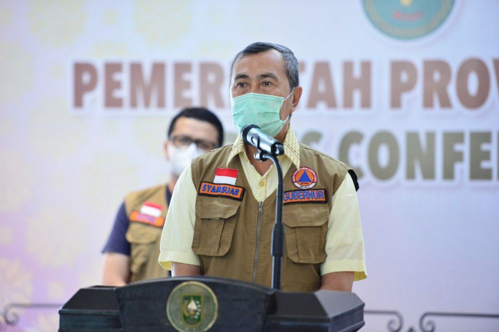 Kasus Positif COVID-19 di Riau Melonjak, Gubri Ajak Masyarakat Tingkatkan Disiplin Prokes