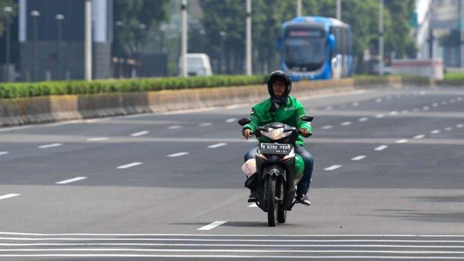 Polisi Prioritaskan Pengemudi Ojol, Bisa Lewati Pos Penyekatan PPKM Darurat  Tanpa STRP