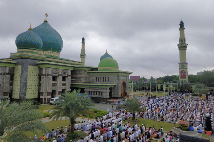 Besok, Masjid Raya Annur Pekanbaru Gelar Salat Idul Adha, Pintu Masuk Ditutup pukul 07.00 WIB