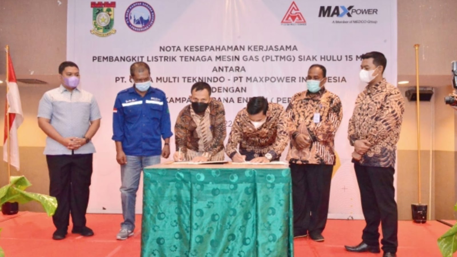 PT BKSE Kampar, MoU Pembangkit Listrik Tenaga Gas Berkapasitas 15 MW