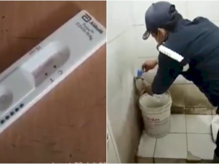 Uji Coba Air Keran Pakai Rapid Tes Antigen Hasilnya Positif : Kita Dibohongin!