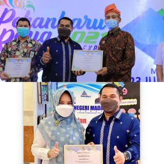Tuah Madani Sabet Stand Kecamatan Terbaik Pekanbaru Expo 2021