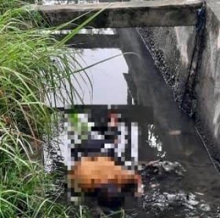 Sempat Kejang Kejang, Warga Panam Dihebohkan Temuan Mayat Dalam Parit