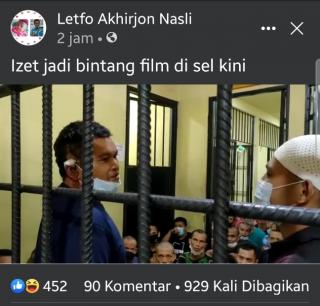 Izet Hibur Napi Dalam Sel Lewat Akting Pemalakan