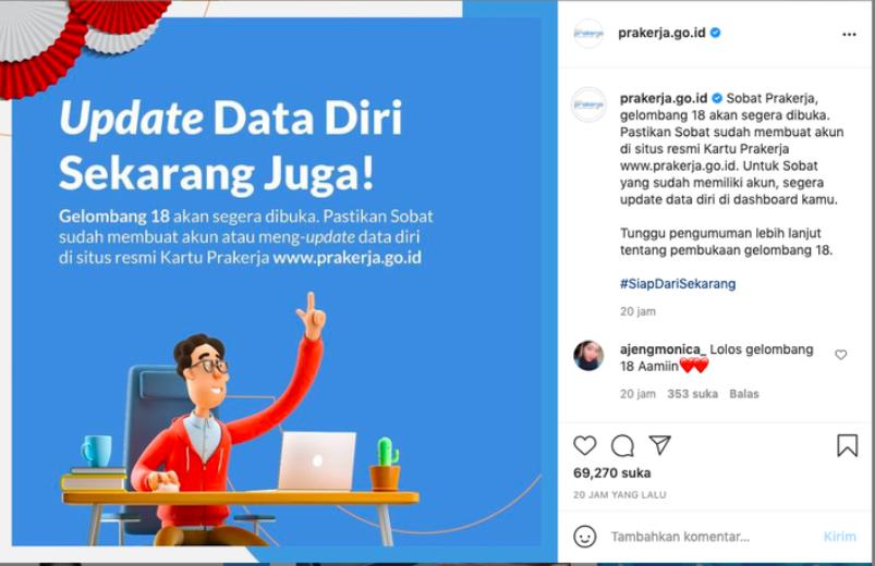Perbesar Peluang Lolos Prakerja Gelombang 18, Perbarui 4 Data Ini