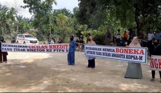 Tuntut Penjelasan Dugaan Penyelewengan, Puluhan Petani Geruduk Kantor Kopsa-M