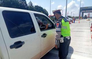 Dukung Penerapan PPKM, Tol Pekanbaru - Dumai Disekat