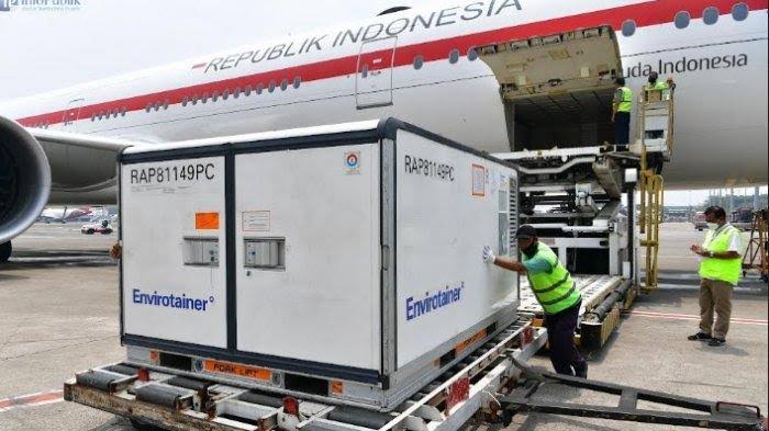 Sebanyak 5 Juta Dosis Vaksin Sinovac Tiba di Indonesia