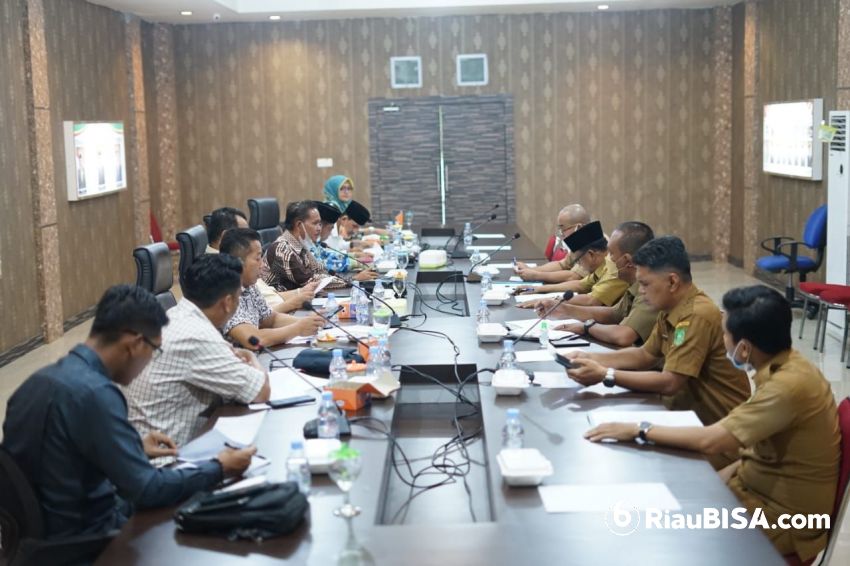Bahas KUA-PPAS TA 2022, Komisi I DPRD Meranti Gelar Rapat Bersama OPD Mitra Kerja